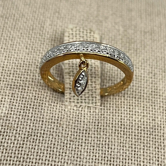 Technibond 18K Gold-Bonded Matching Set: Necklace (16-18”), Earrings & Ring - Picture 9 of 15